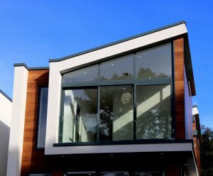 tampilan futuristik rumah